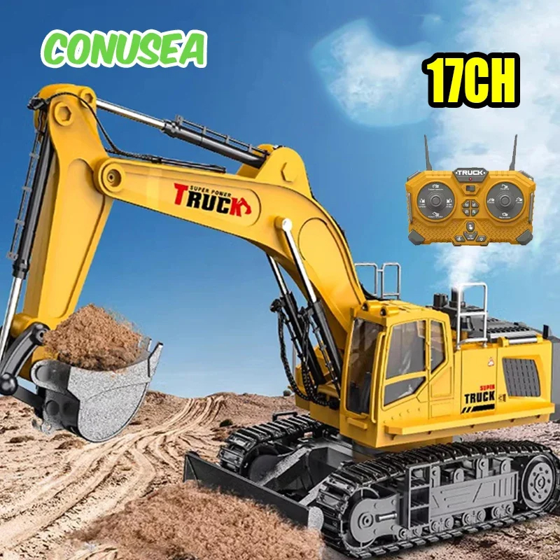 Rc Hobby Excavator - Rc Excavator Cars Trucks Alloy Bucket