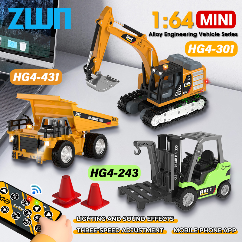 Rc Hobby Excavator - ZWN Remote Control Excavator Dump Truck