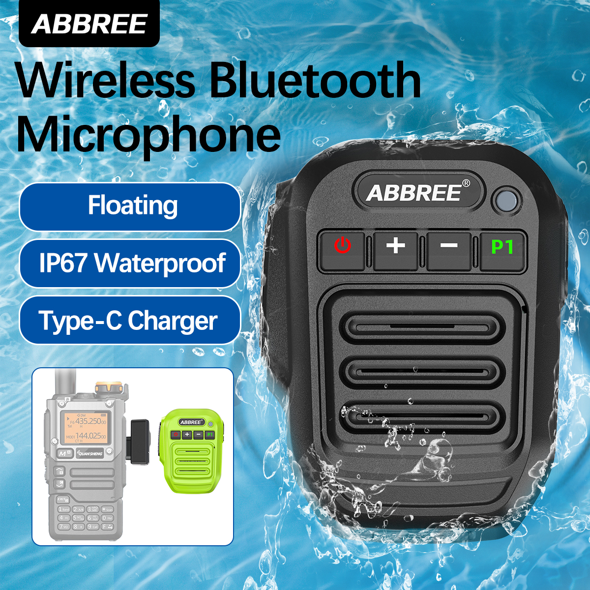 Rc Drift Car Brushless - ABBREE Walkie Talkie Wireless Bluetooth Microphone