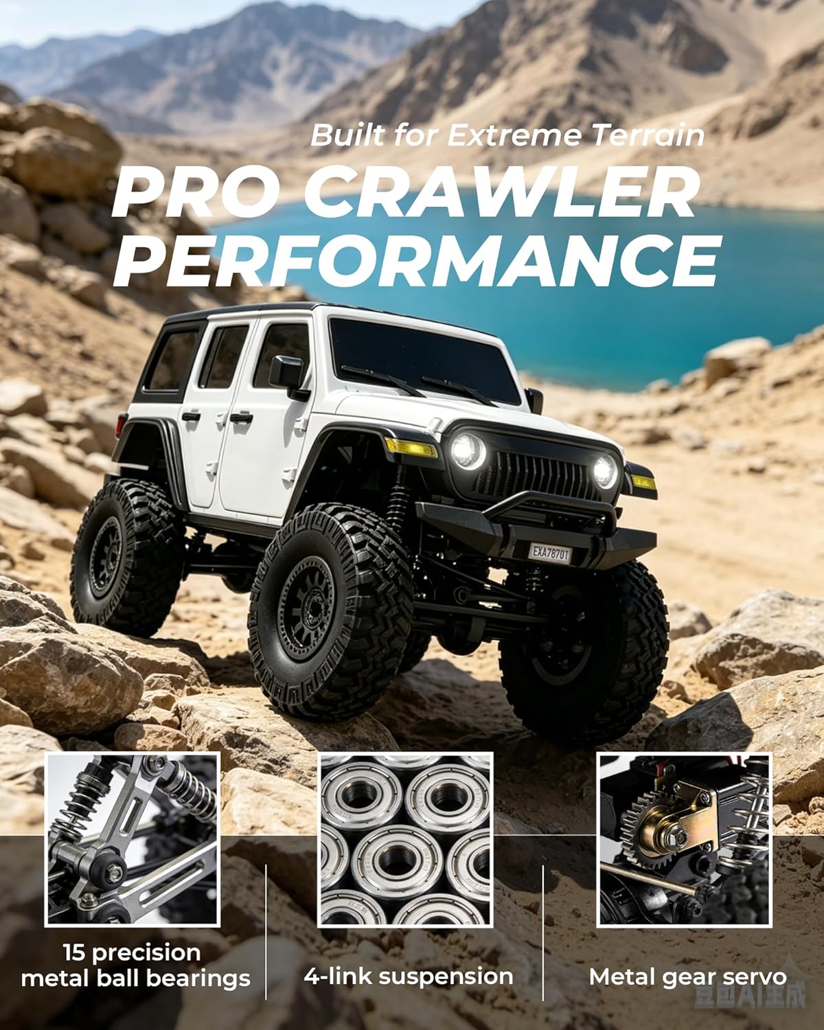 1/24 Scale All-Terrain RC Rock – Rc Hobby Grade Crawler recenzja i cena