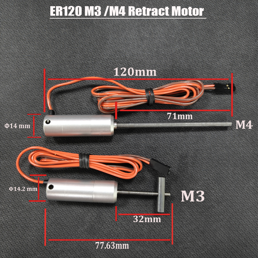 Retract Motor ER120 M4 / M3 Lo – Rc Hobby Land recenzja i cena