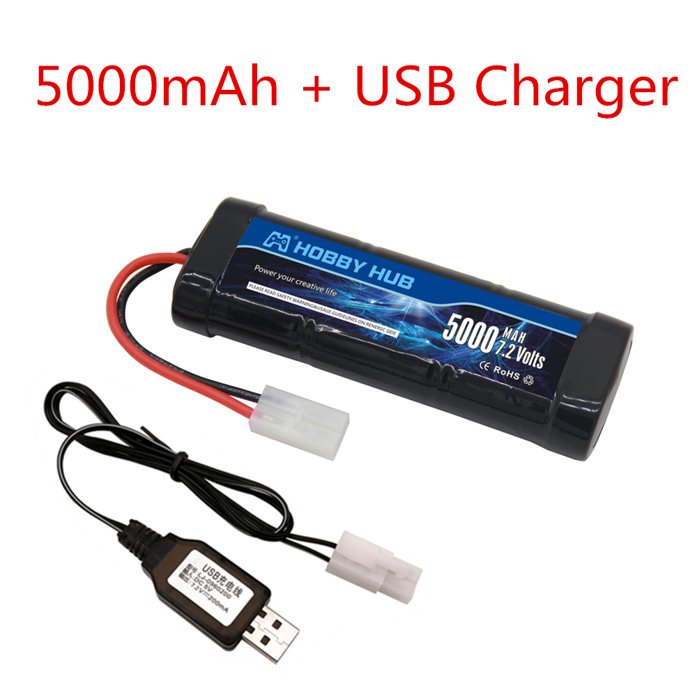 New 7.2V Battery 5000/6800mAh  – Rc Hobby Truck recenzja i cena