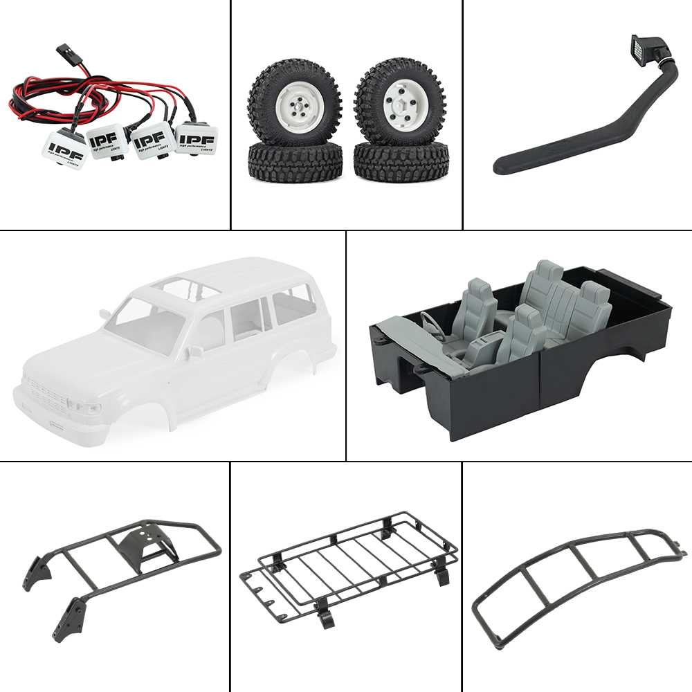 LC80 Hard Body Mount Roof Rack – Rc Hobby Grade Crawler recenzja i cena
