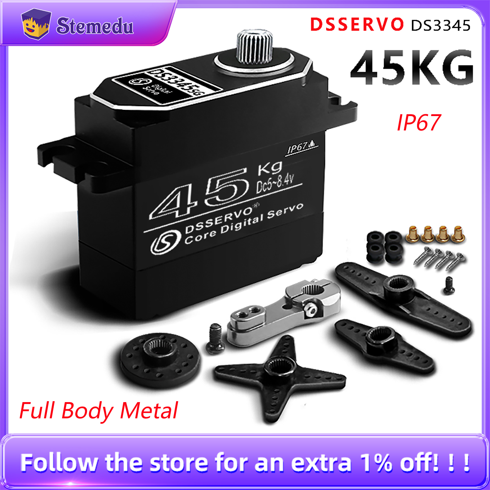 Dsservo IP67 Waterproof Servo  – Rc Hobby Truck recenzja i cena