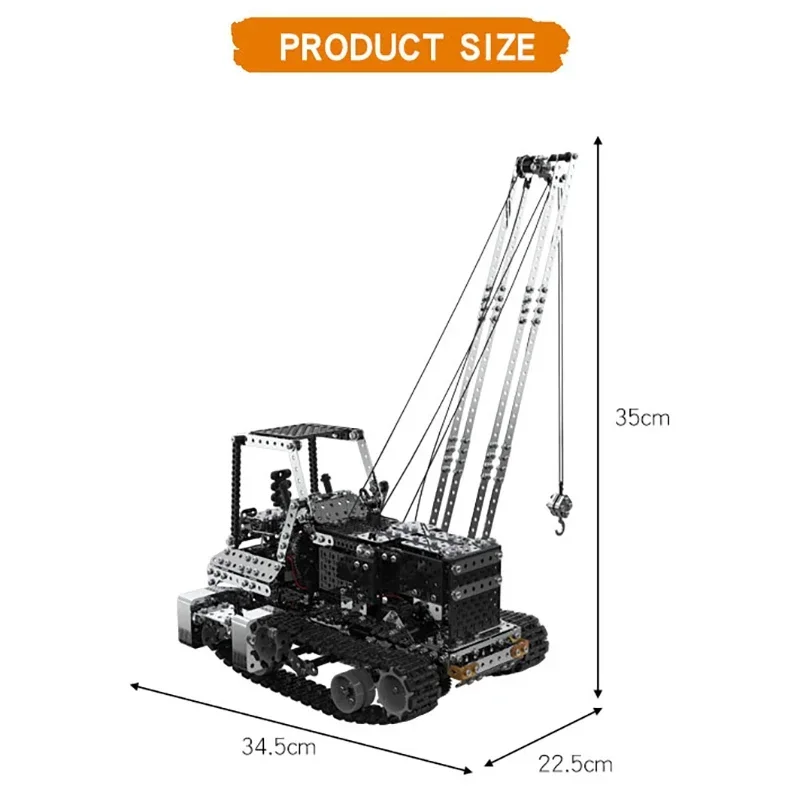 DIY Metal RC Crane Electric Ho – Rc Hobby Truck recenzja i cena