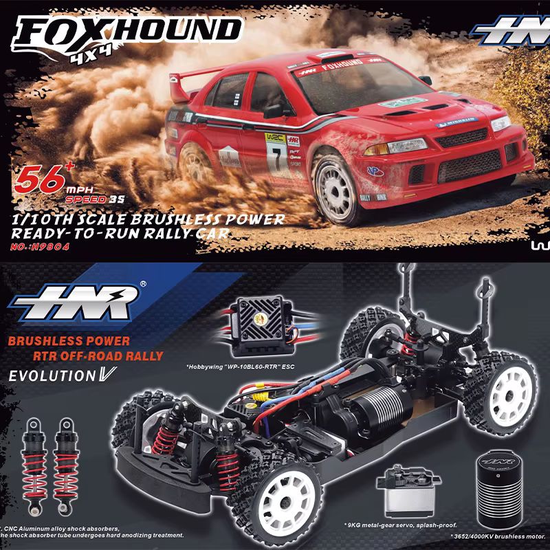 HNR H9804 FOXHOUND 1/10 Brushl – Rc Hobby Track recenzja i cena
