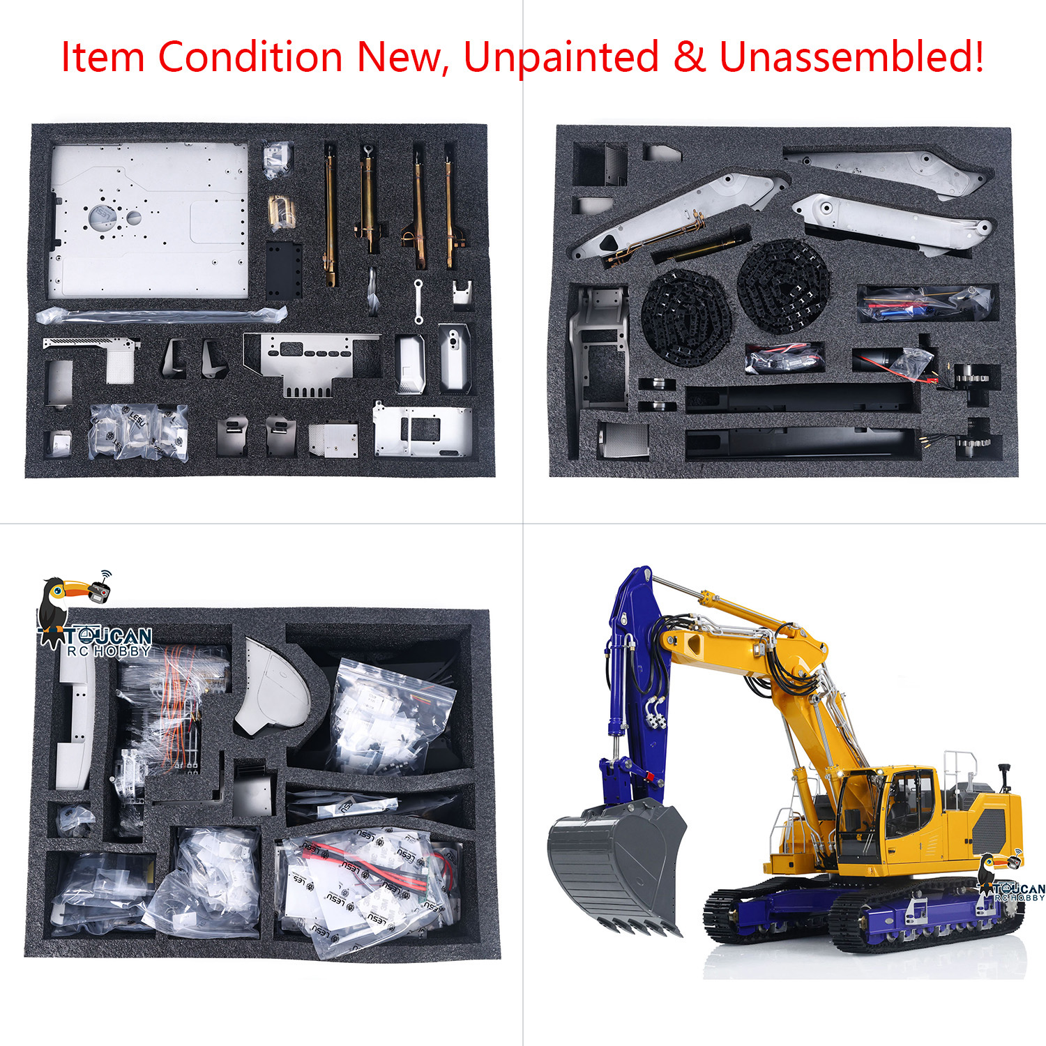 LESU 1/14 AOUE 945 3 Arms RC H – Rc Hobby Excavator recenzja i cena