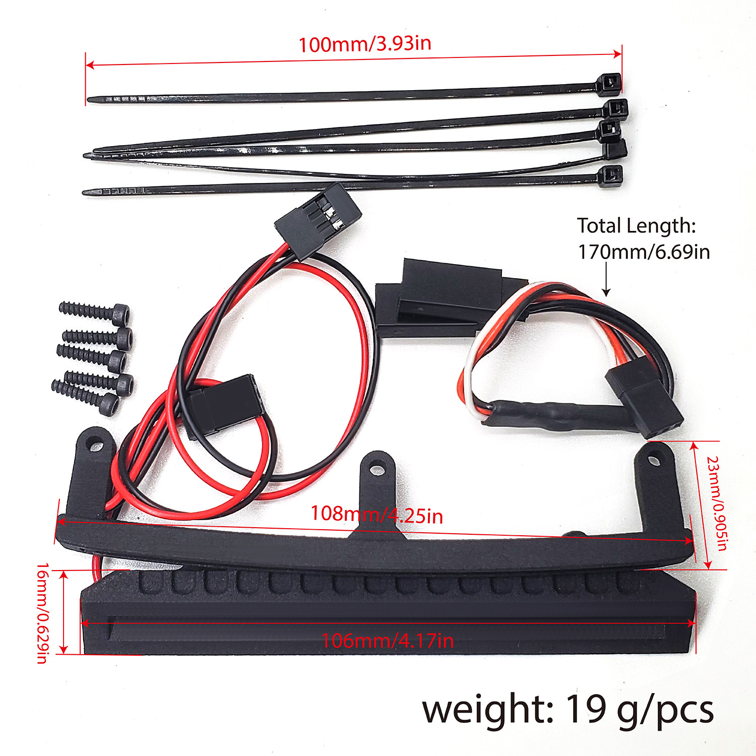 RC Lamp Kit For TRAXXAS Mini S – Led Light Kit Rc recenzja i cena