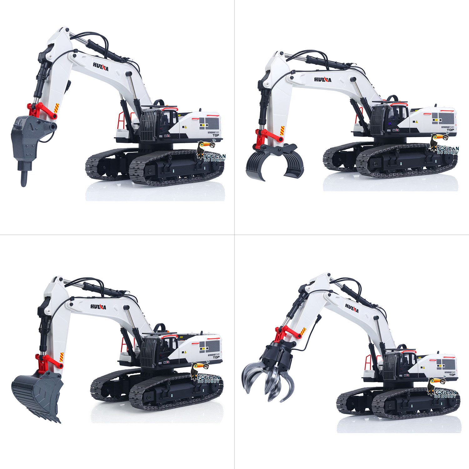 HUINA 1/14 Metal RC Excavator  – Rc Hobby Excavator recenzja i cena