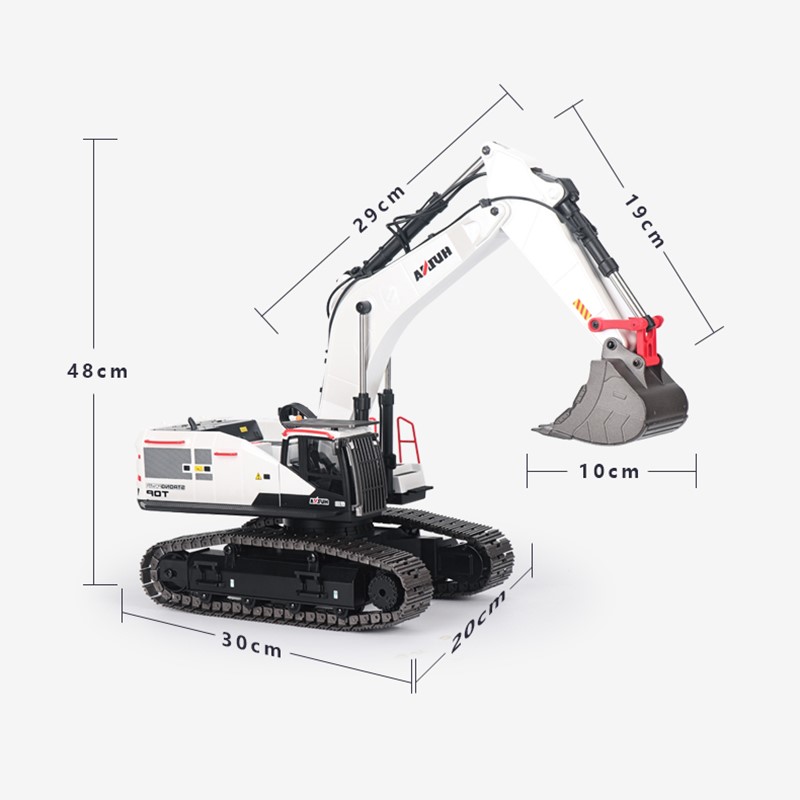 HUINA 1/14 Metal RC Excavator  – Rc Hobby Excavator recenzja i cena