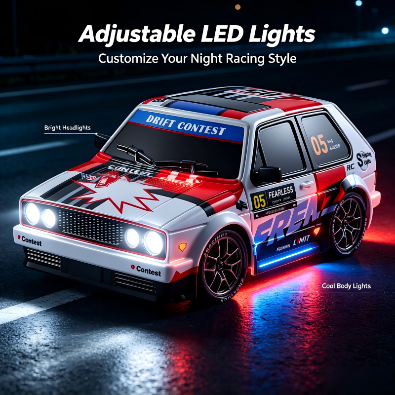 2026 New 4WD RC Car 1:24 Scale – Led Light Kit Rc recenzja i cena