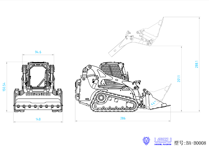KIT LESU Aoue LT5 RC Hydraulic – Rc Hobby Track recenzja i cena